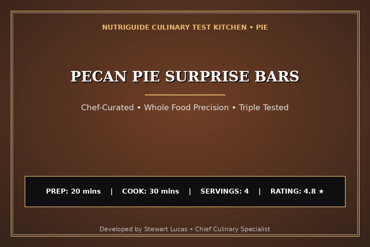 Pecan Pie Surprise Bars