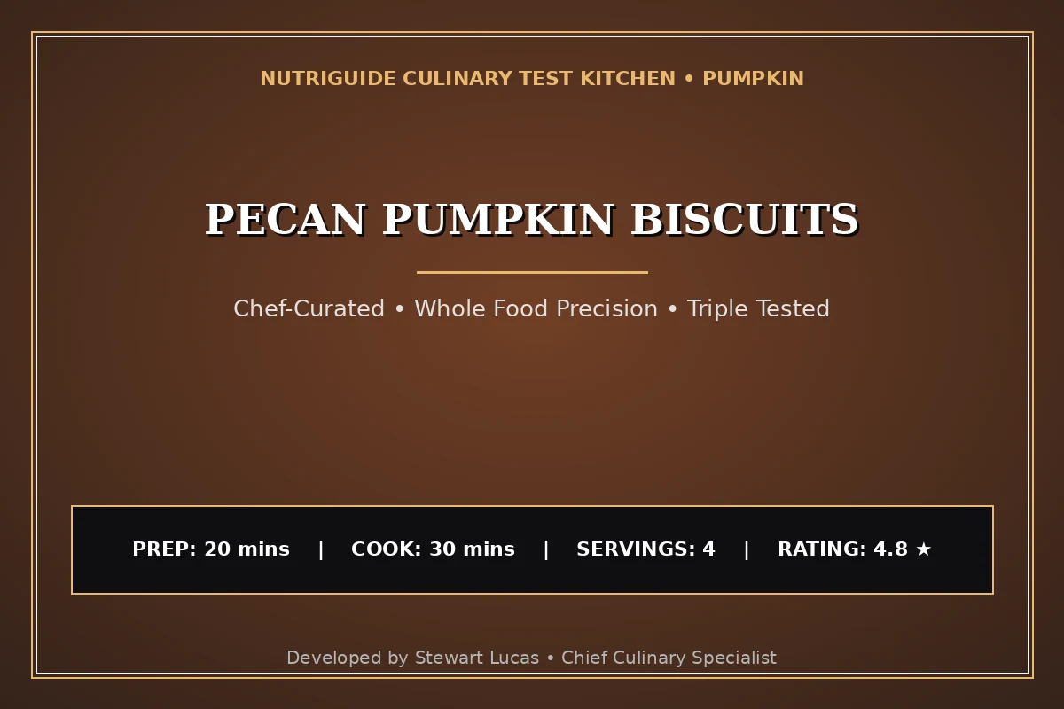 Pecan Pumpkin Biscuits