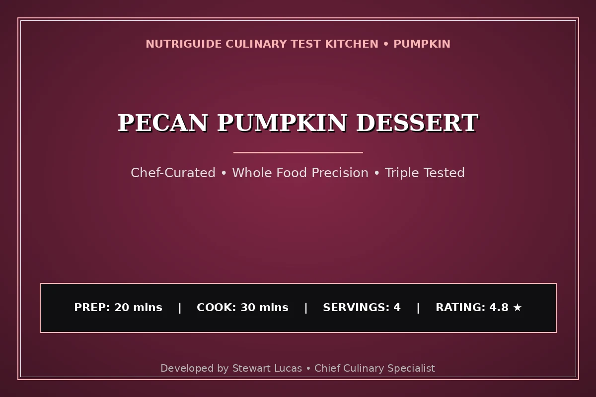 Pecan Pumpkin Dessert