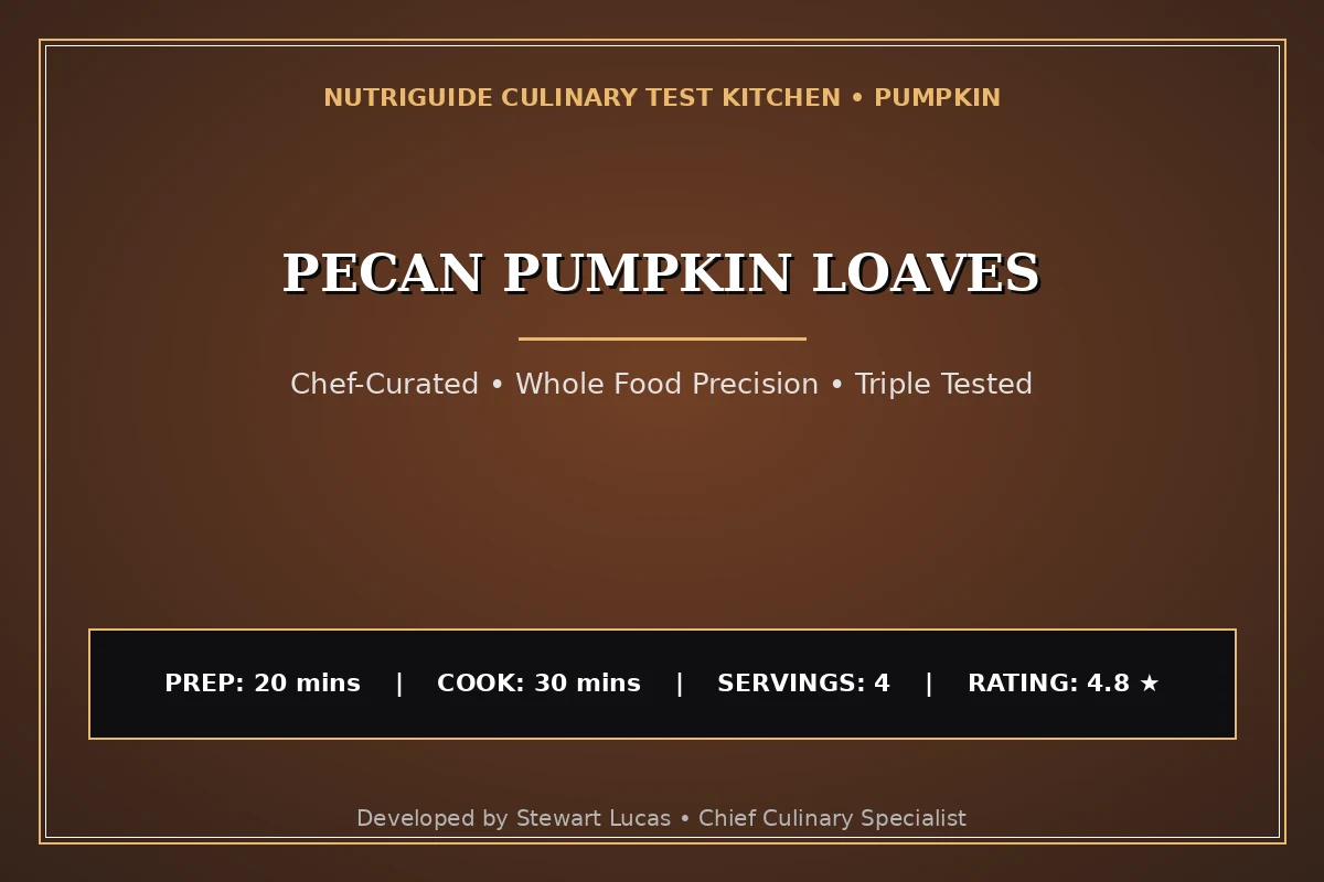 Pecan Pumpkin Loaves