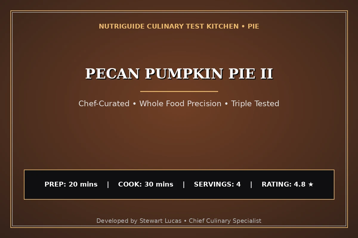 Pecan Pumpkin Pie Ii