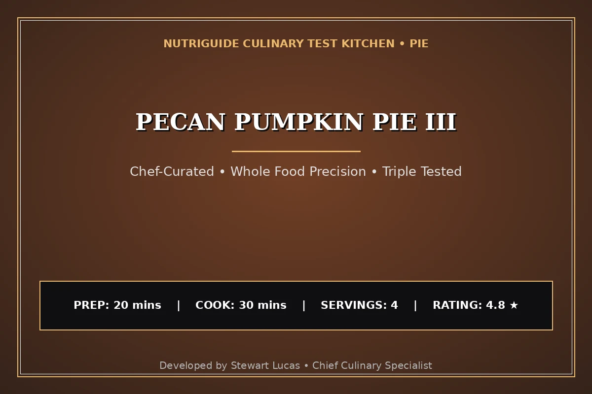 Pecan Pumpkin Pie Iii