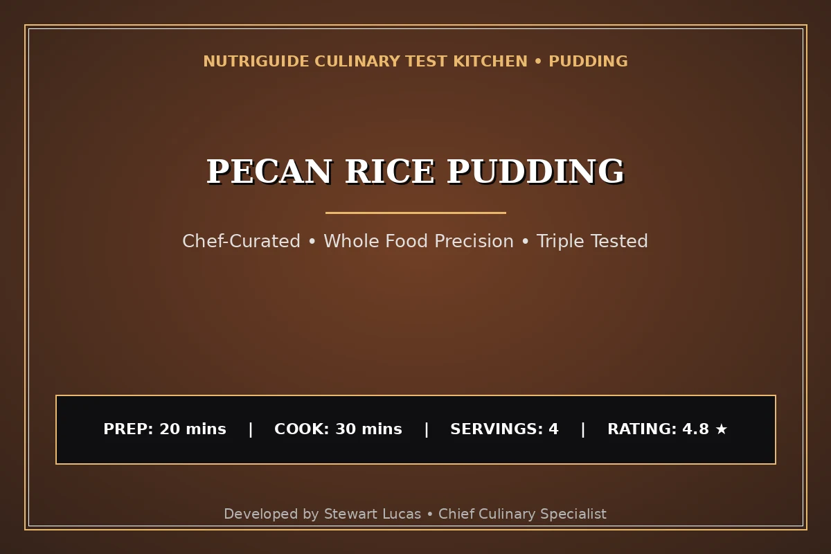 Pecan Rice Pudding