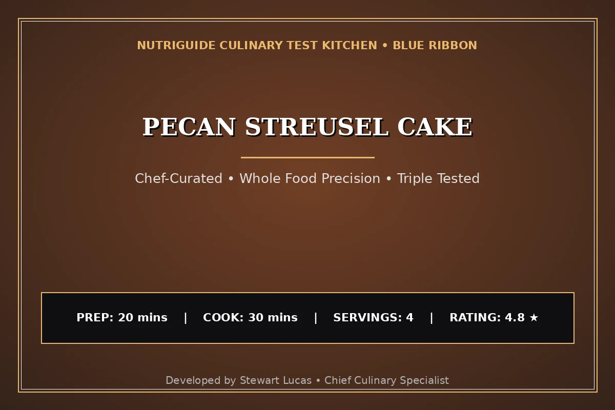Pecan Streusel Cake
