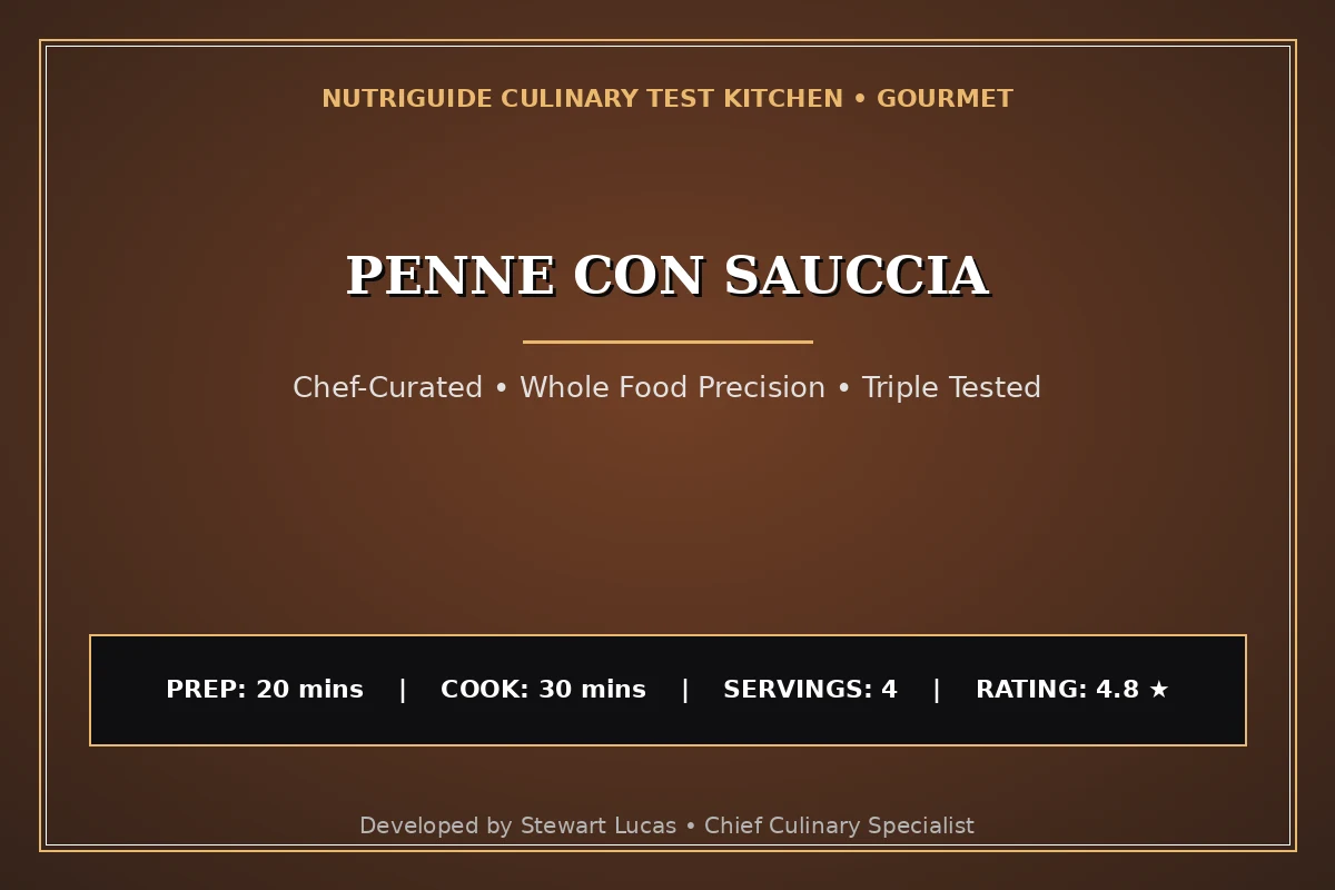 Penne Con Sauccia