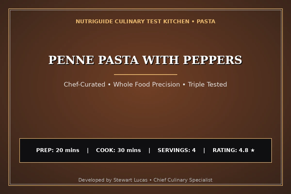 Penne Pasta With Peppers