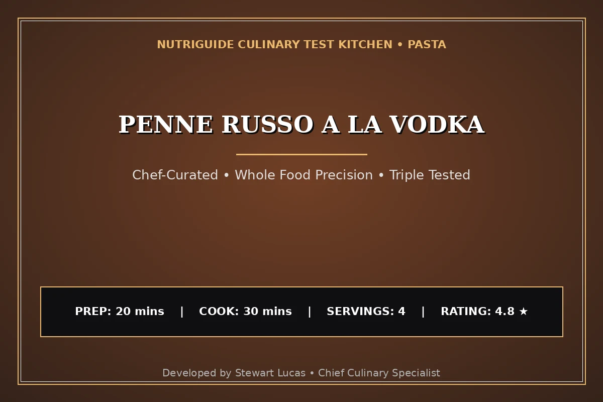 Penne Russo A La Vodka
