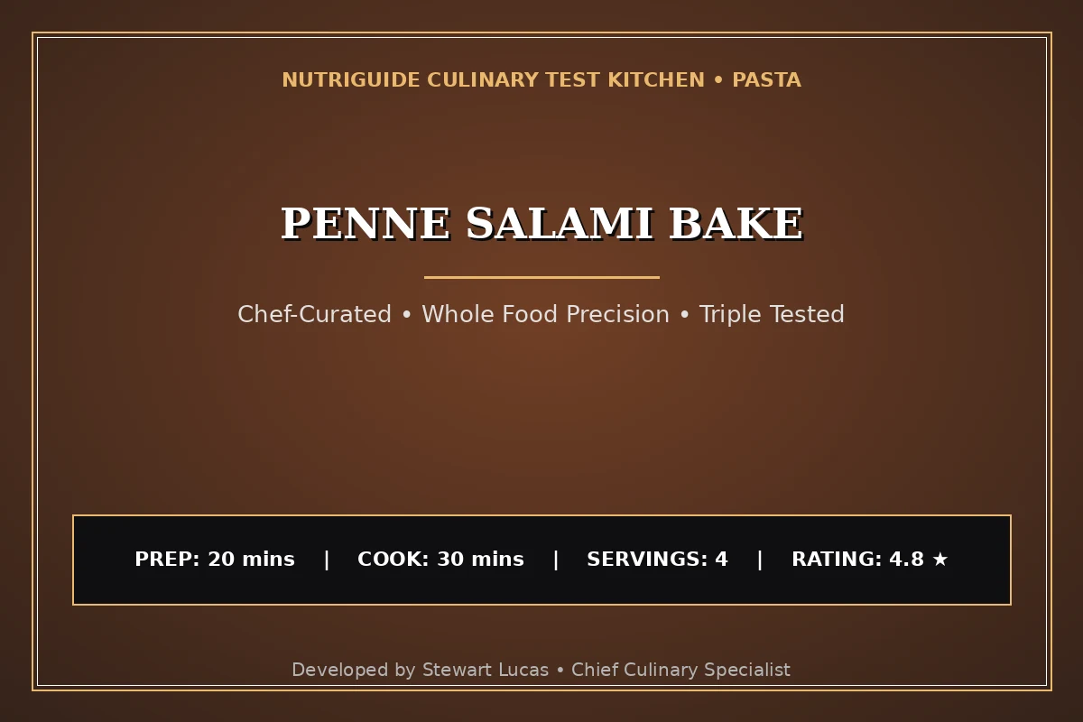 Penne Salami Bake