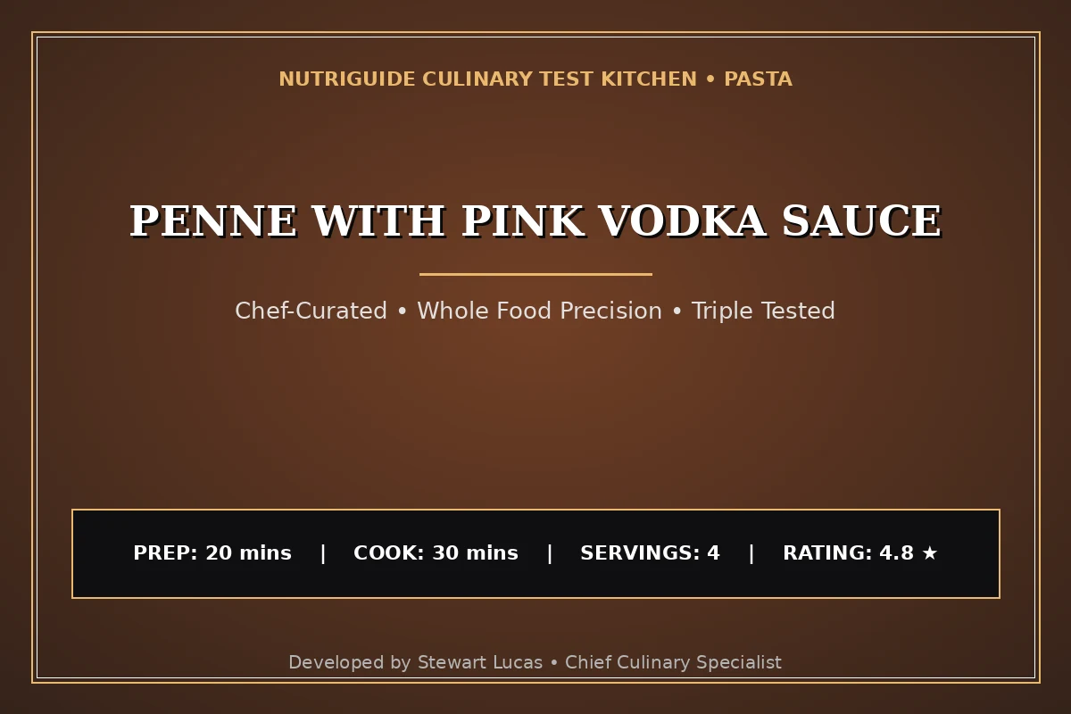Penne With Pink Vodka Sauce