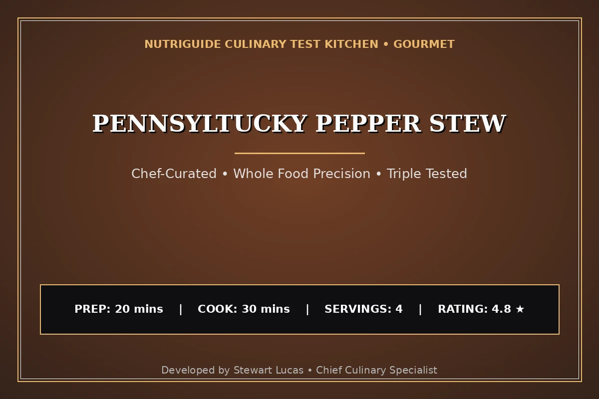 Pennsyltucky Pepper Stew