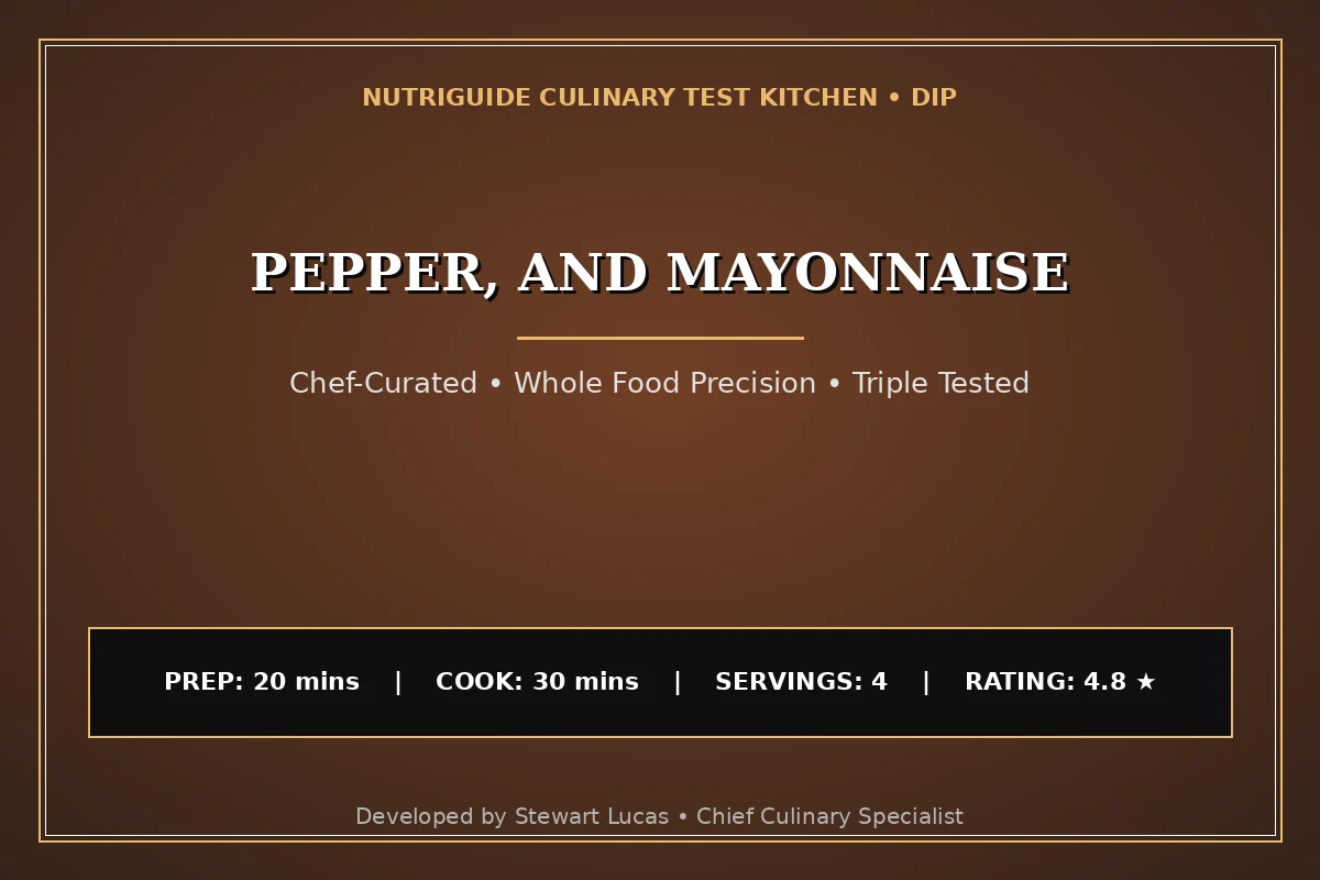 Pepper, And Mayonnaise