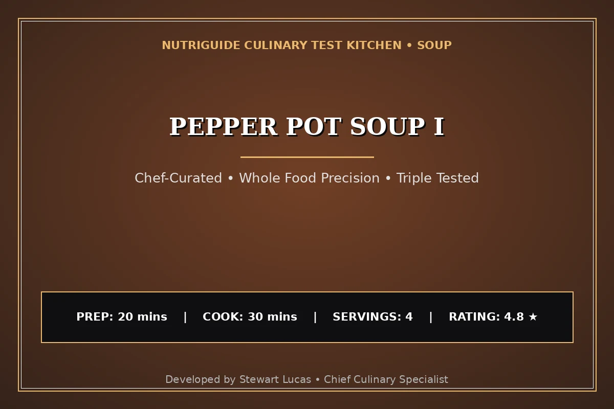 Pepper Pot Soup I