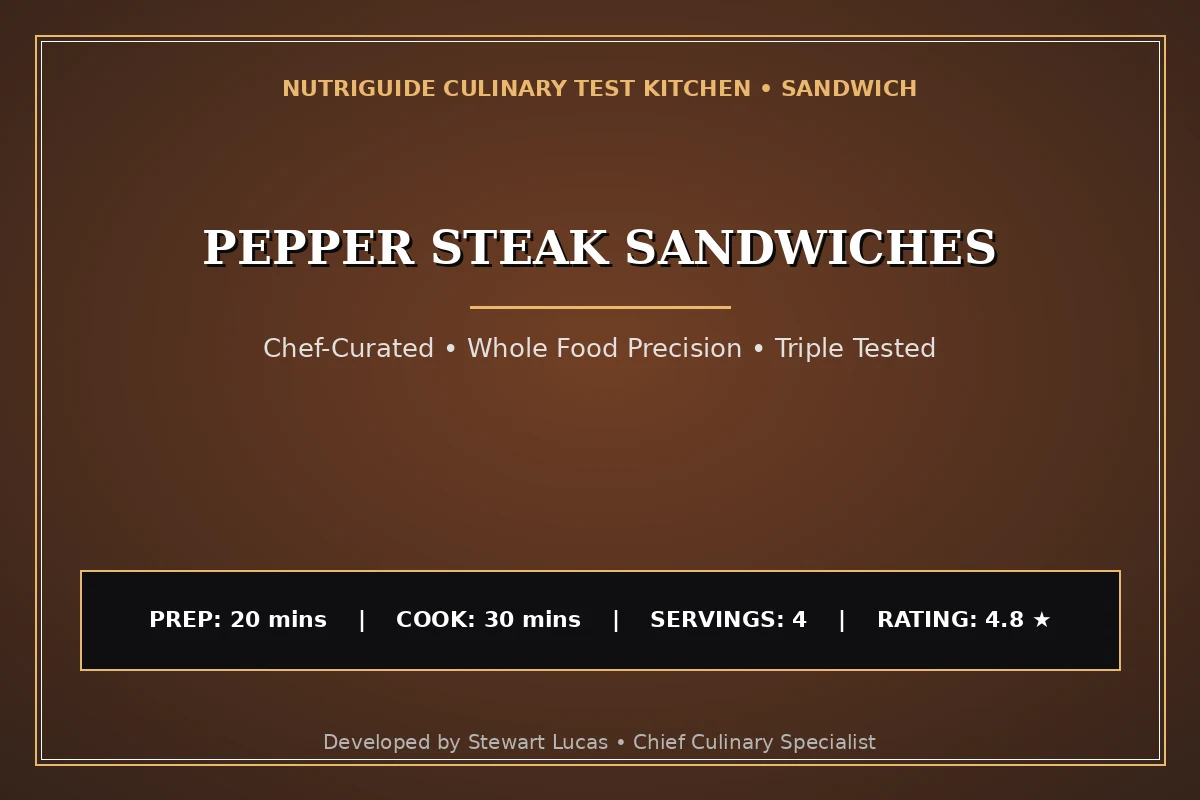 Pepper Steak Sandwiches