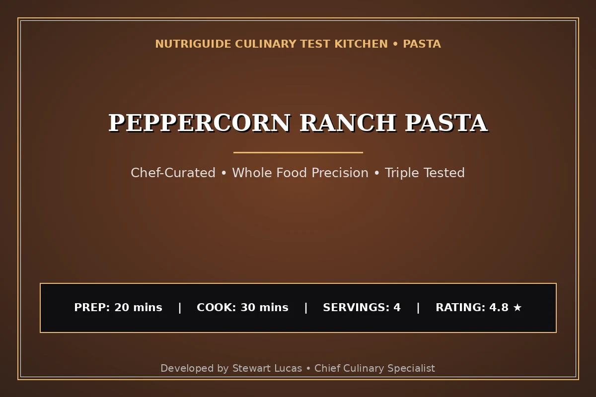 Peppercorn Ranch Pasta