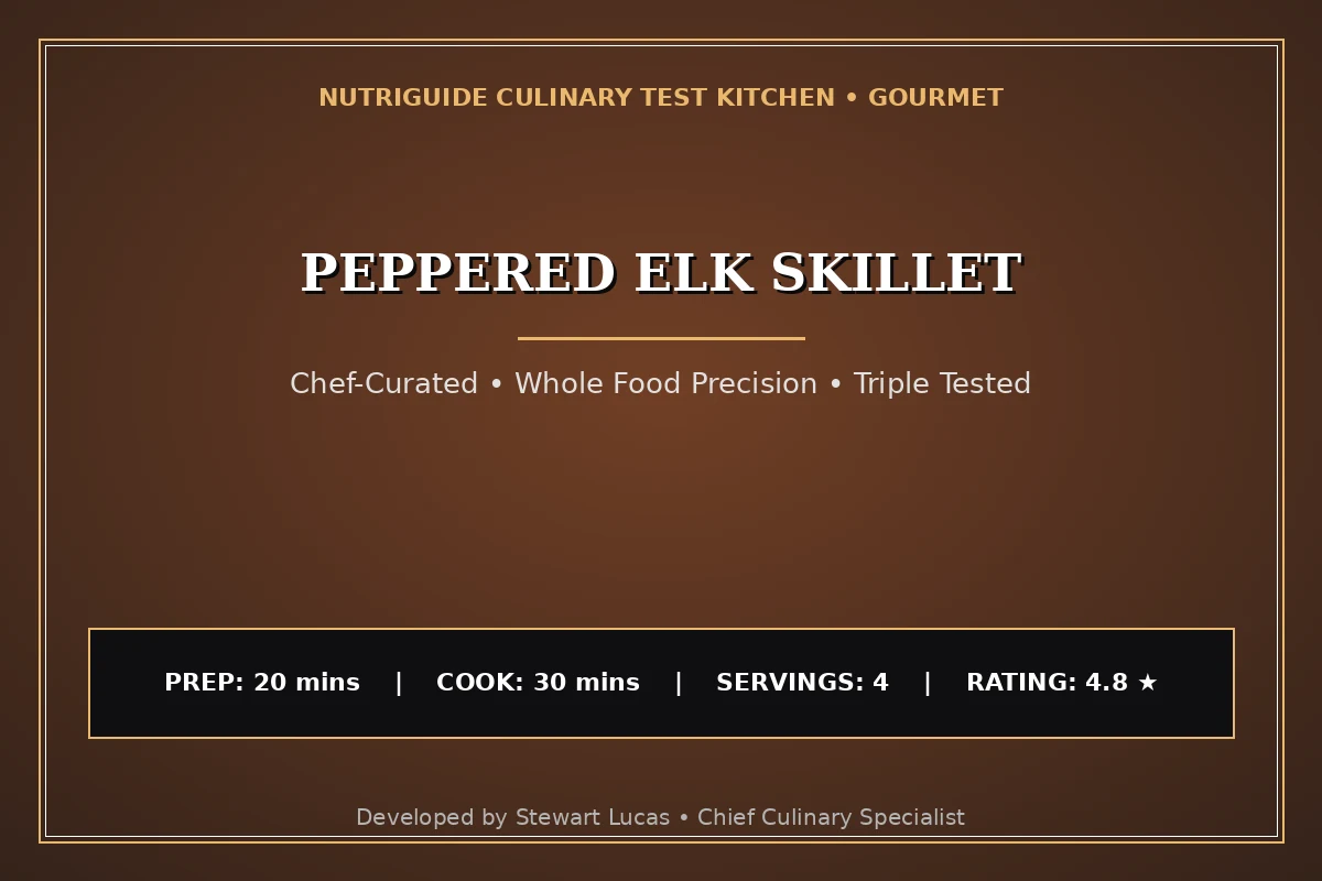 Peppered Elk Skillet