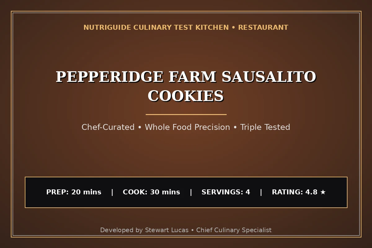 Pepperidge Farm Sausalito Cookies