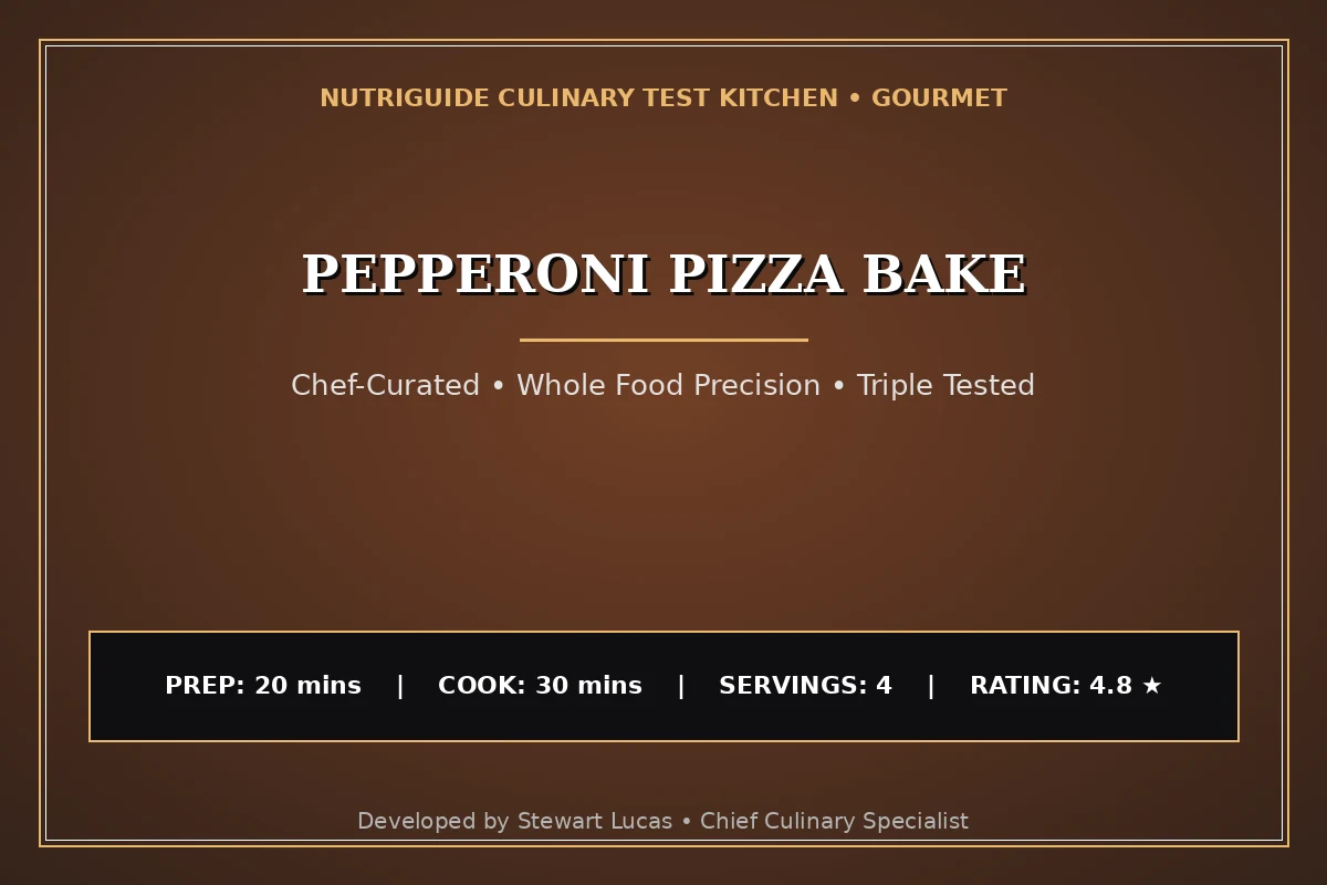 Pepperoni Pizza Bake