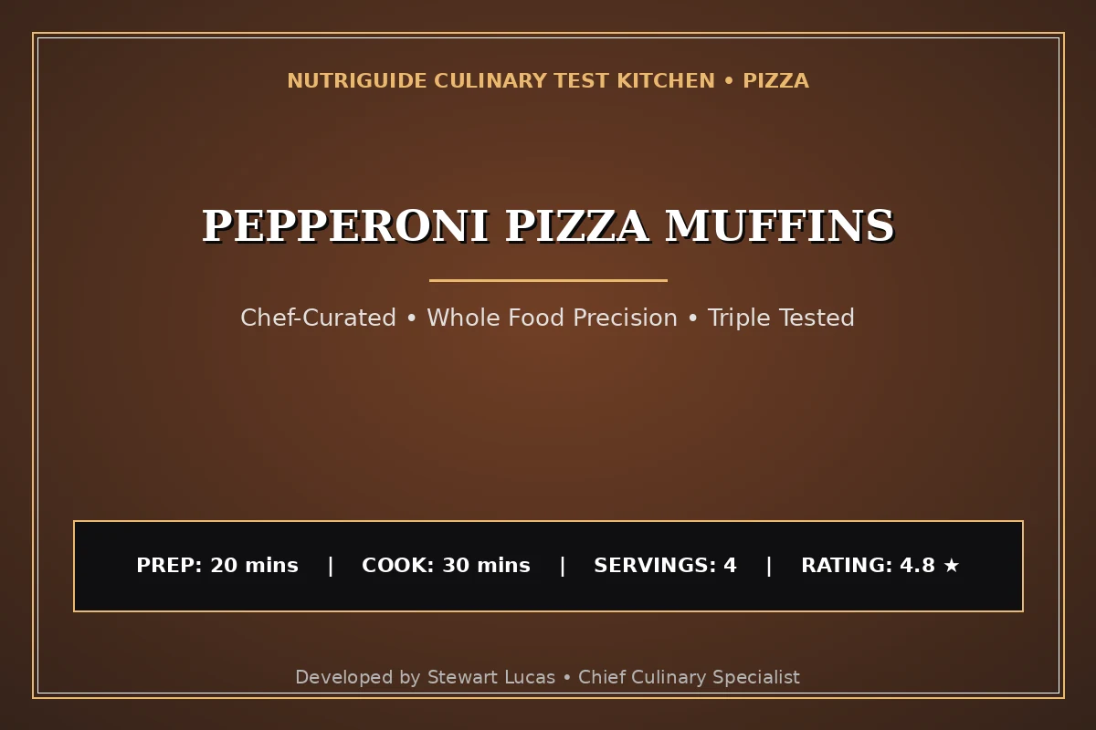 Pepperoni Pizza Muffins