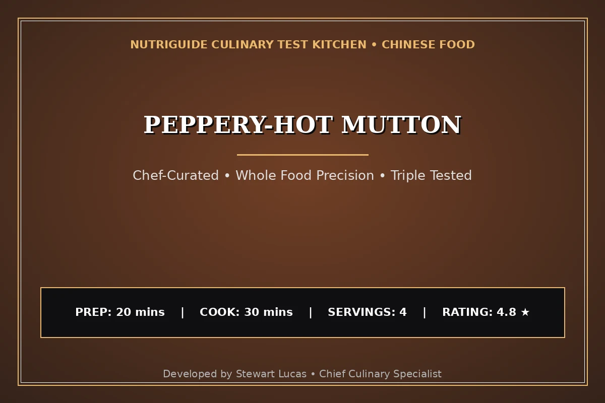Peppery-Hot Mutton