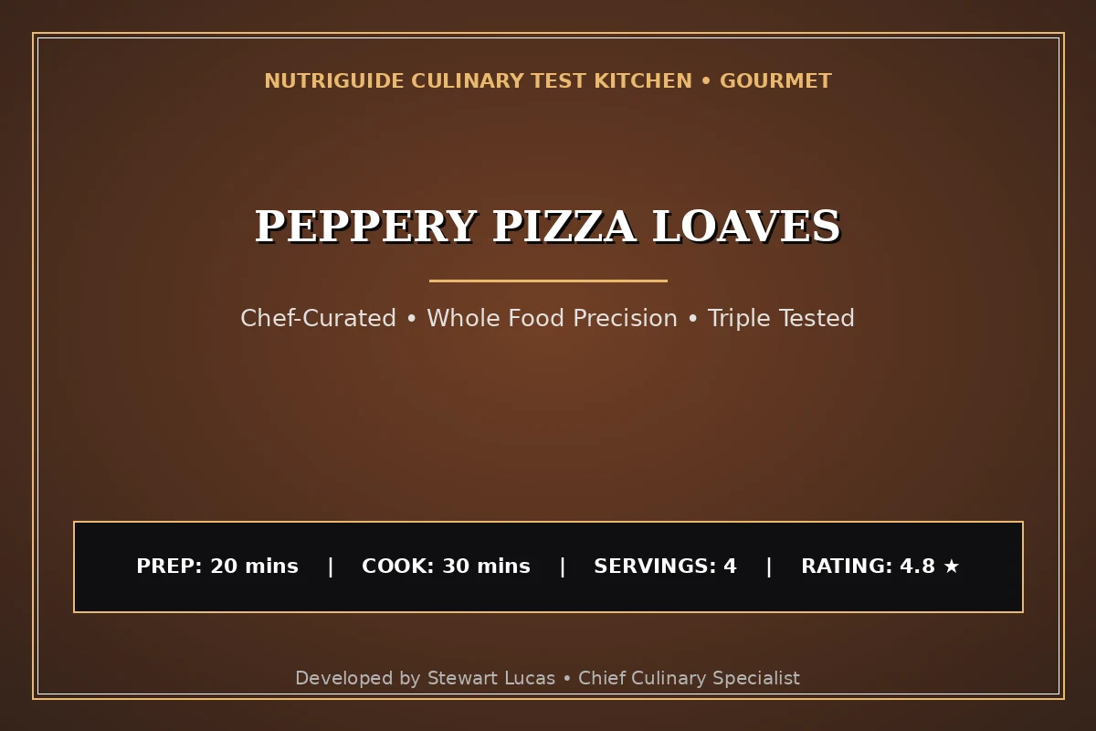Peppery Pizza Loaves