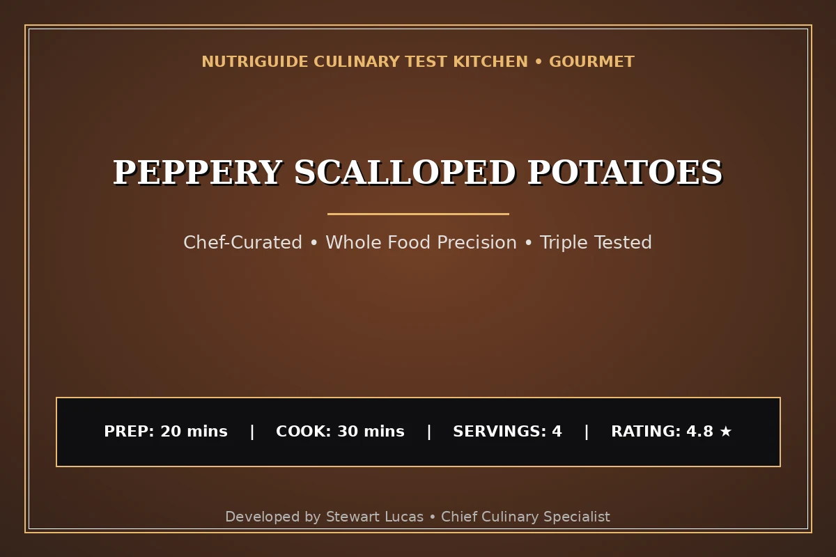 Peppery Scalloped Potatoes