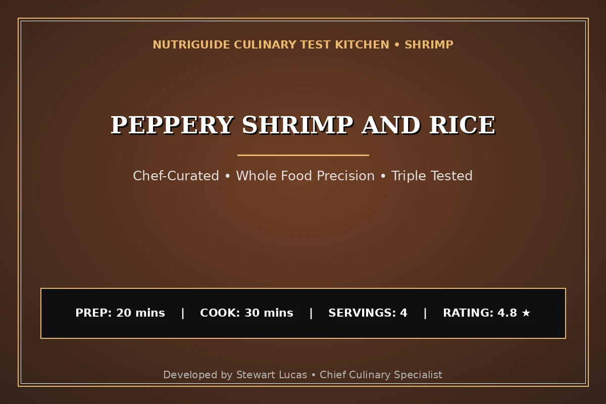 Peppery Shrimp And Rice