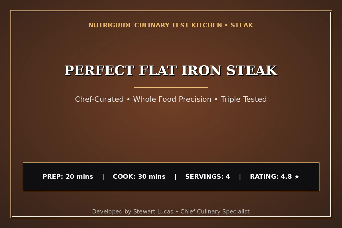 Perfect Flat Iron Steak