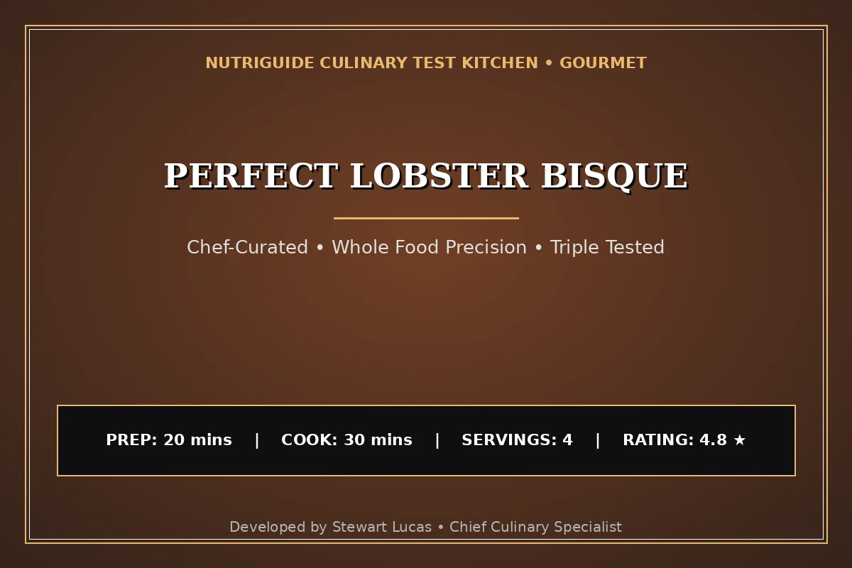 Perfect Lobster Bisque
