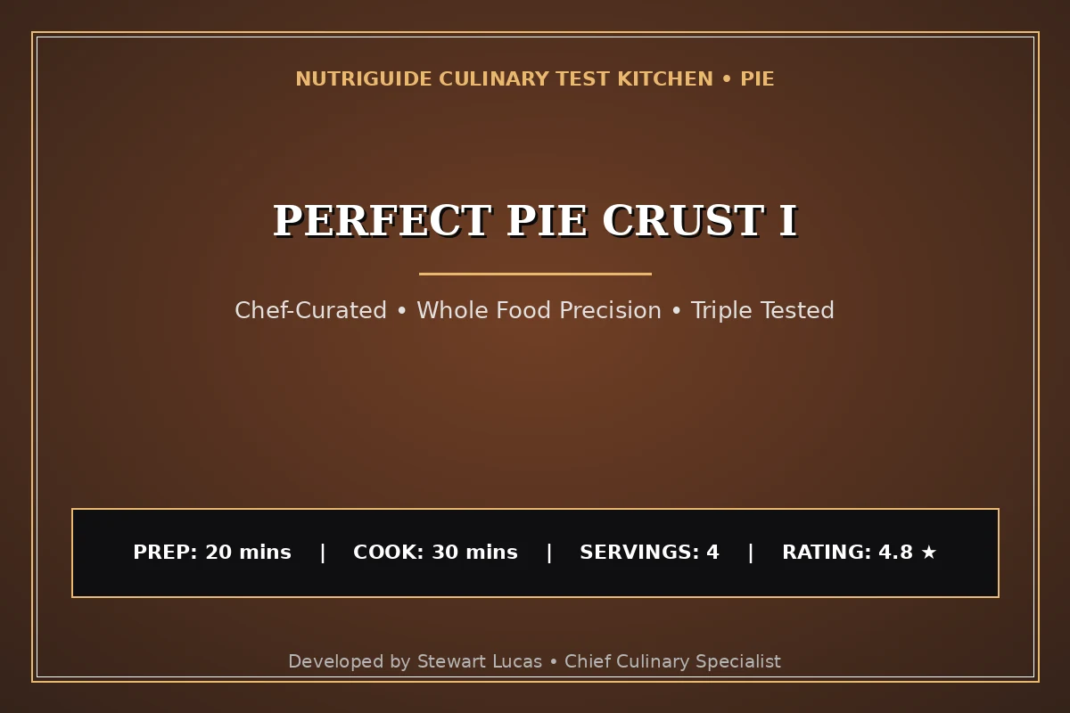 Perfect Pie Crust I