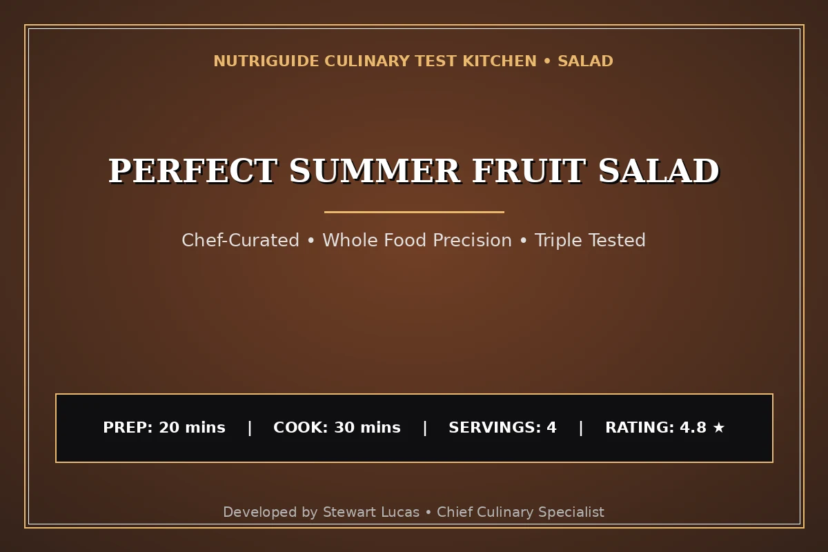 Perfect Summer Fruit Salad