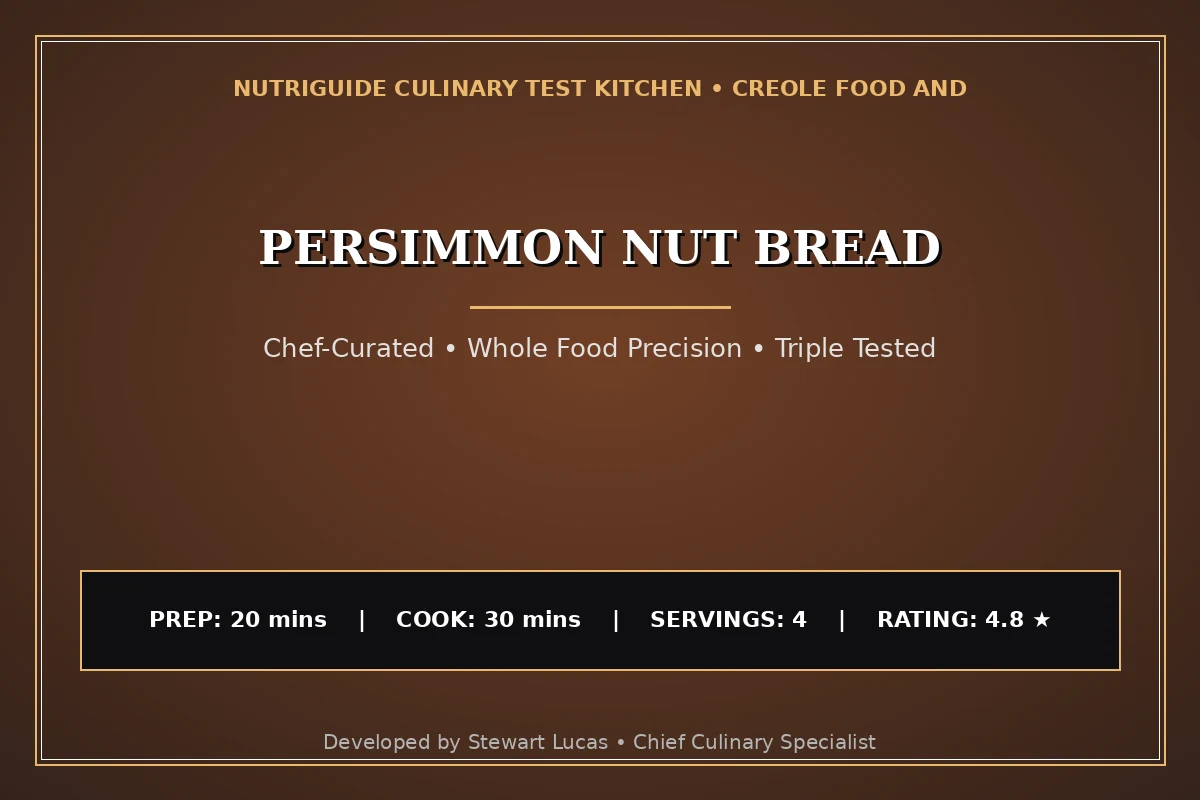 Persimmon Nut Bread