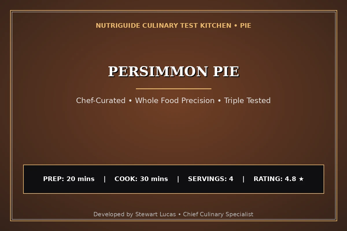 Persimmon Pie