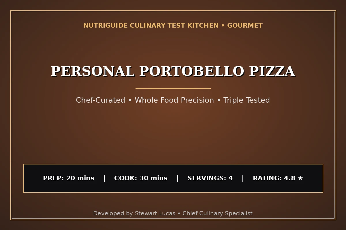 Personal Portobello Pizza