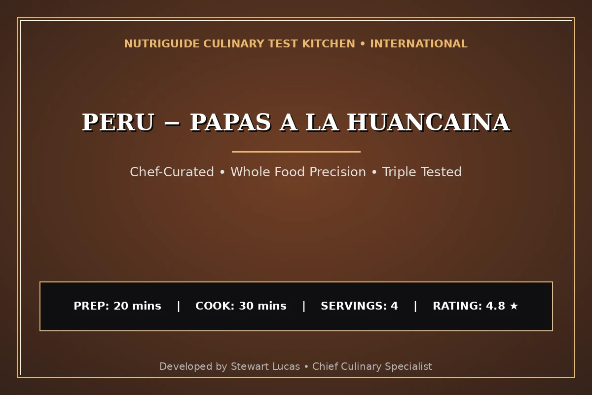 Peru − Papas A La Huancaina