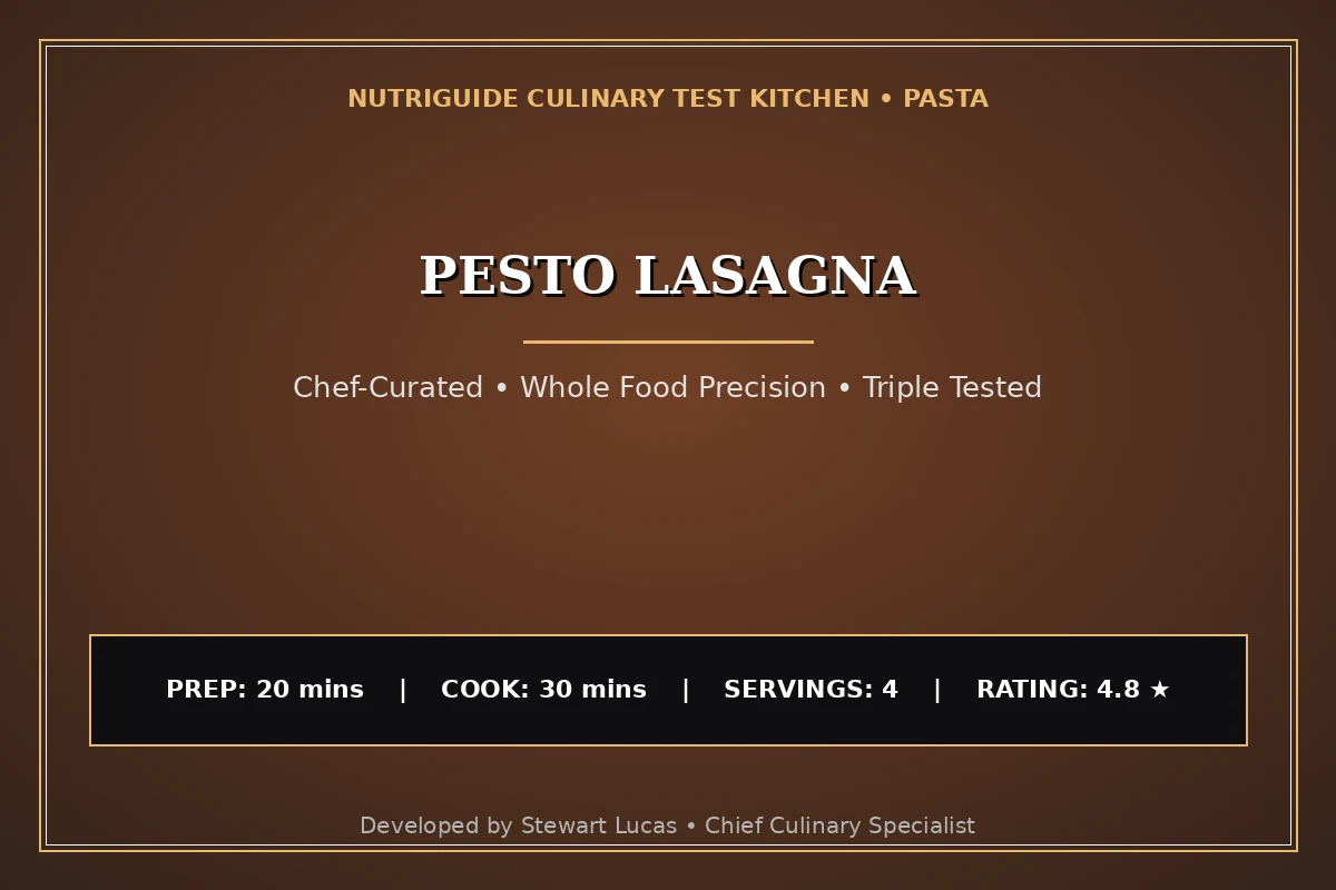 Pesto Lasagna