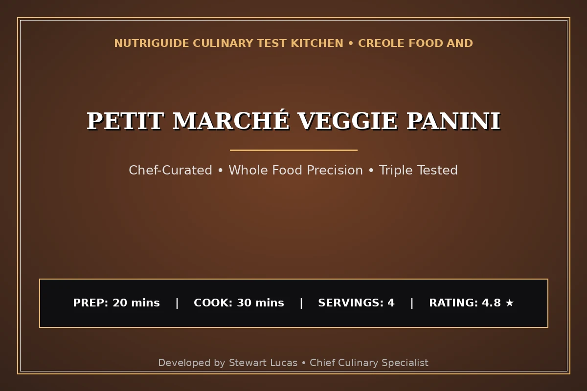 Petit Marché Veggie Panini