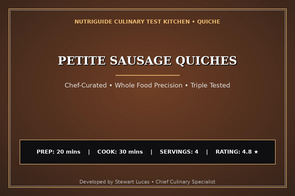 Petite Sausage Quiches
