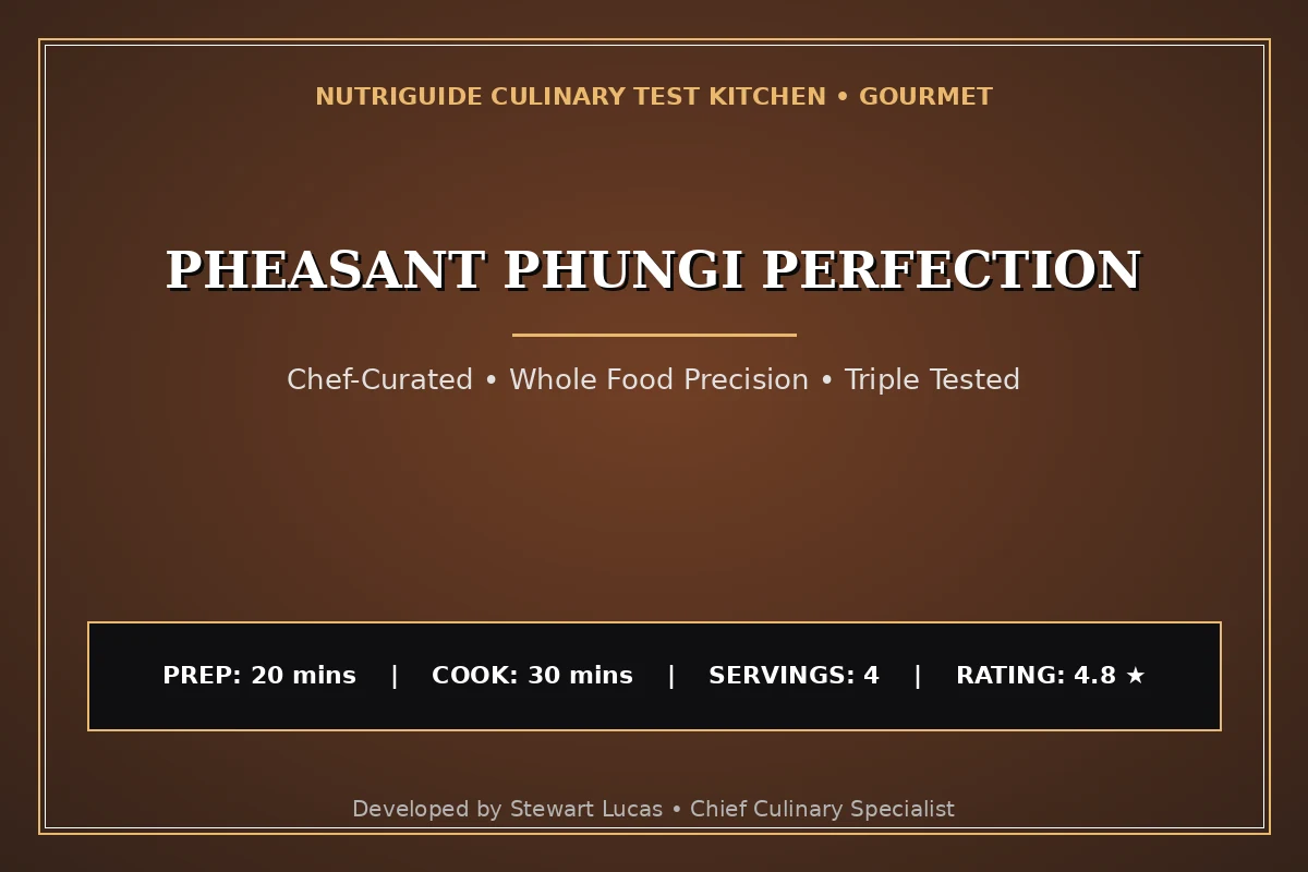 Pheasant Phungi Perfection
