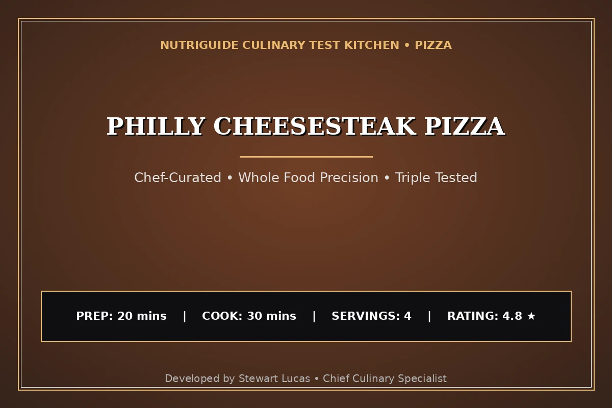 Philly Cheesesteak Pizza
