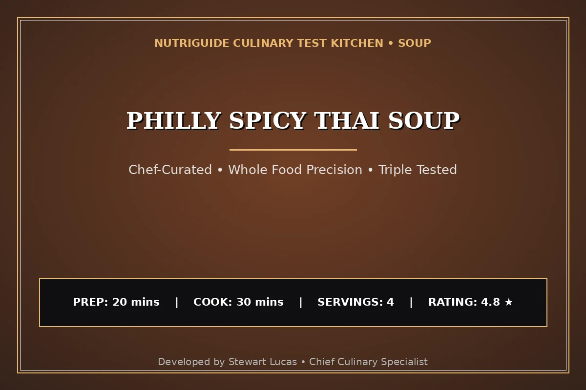 Philly Spicy Thai Soup
