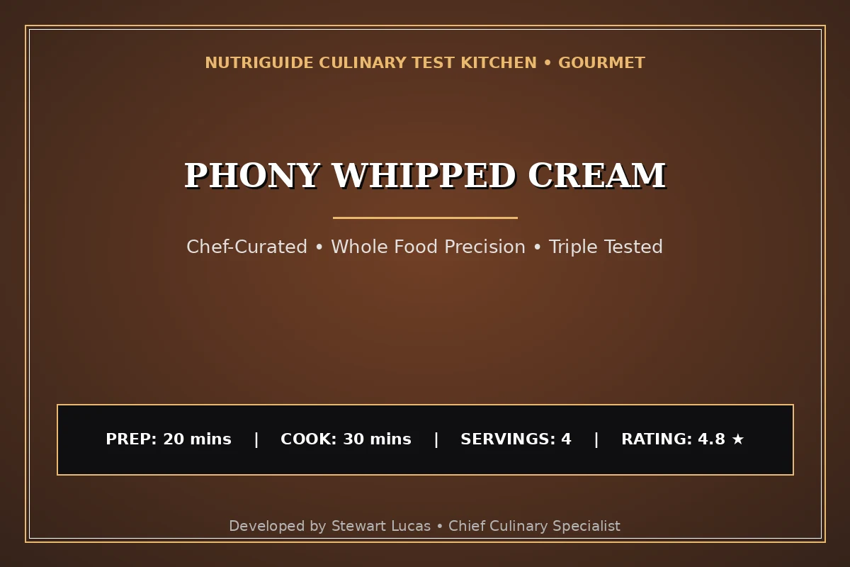 Phony Whipped Cream