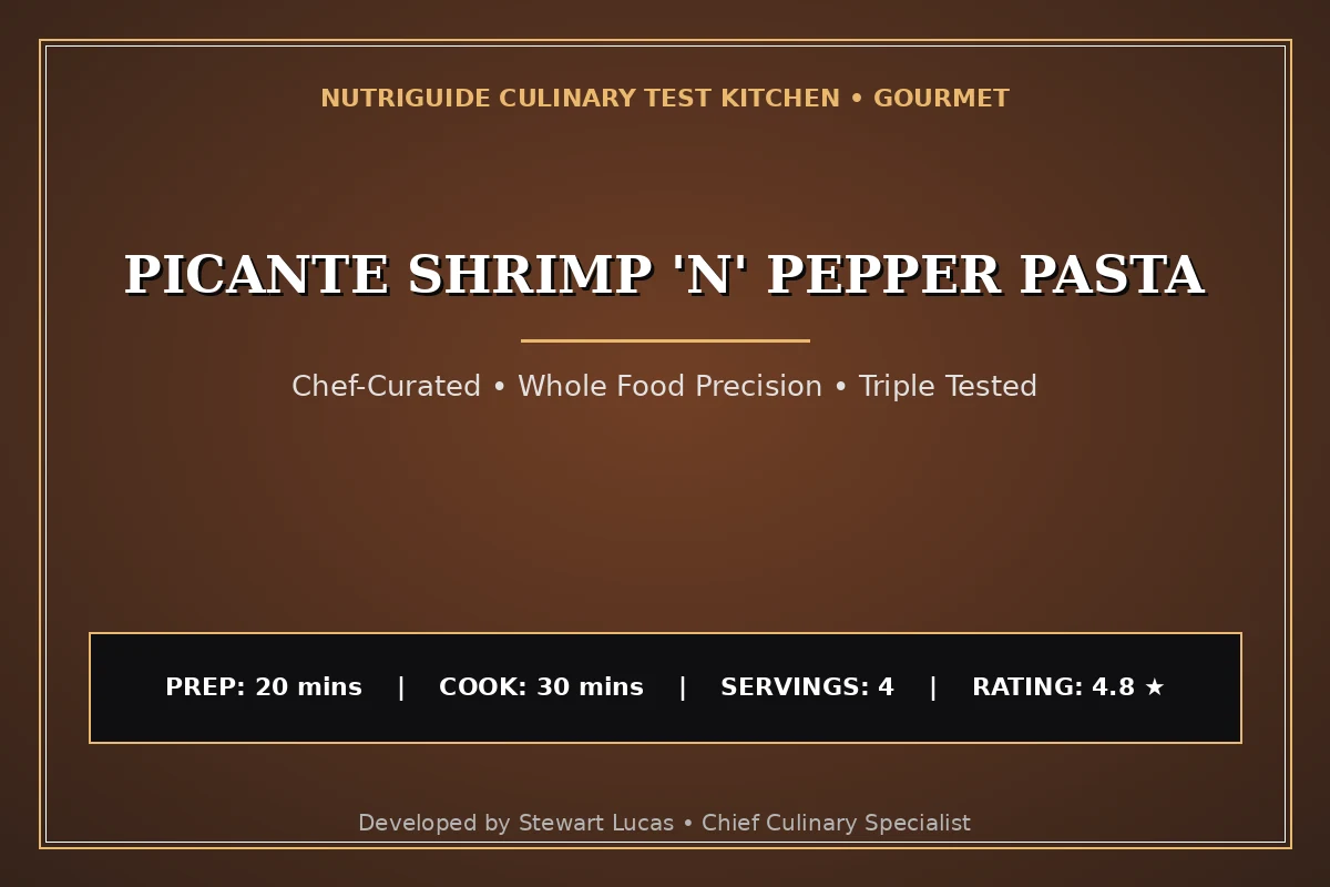Picante Shrimp 'N' Pepper Pasta