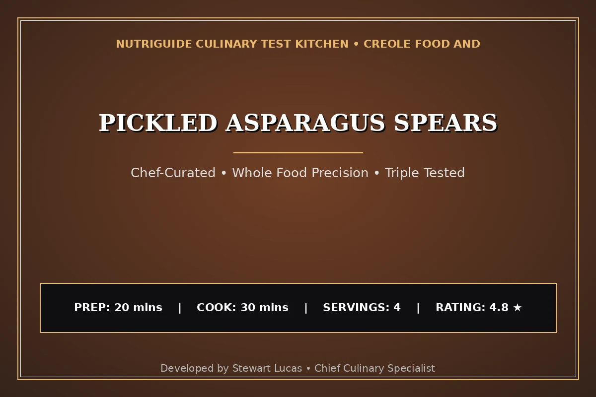 Pickled Asparagus Spears