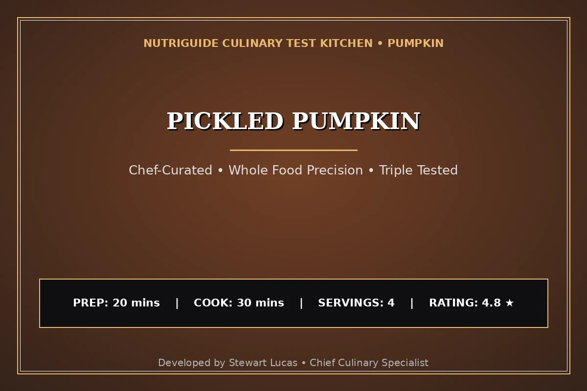 Pickled Pumpkin