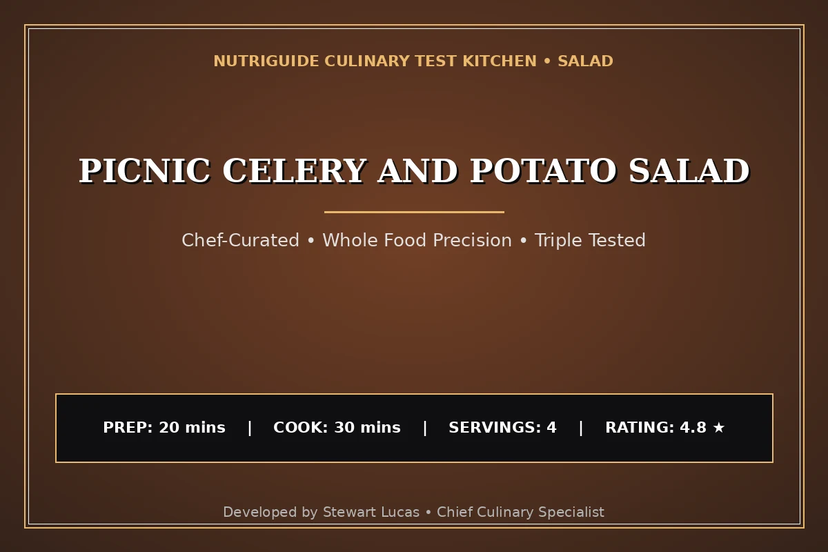 Picnic Celery And Potato Salad