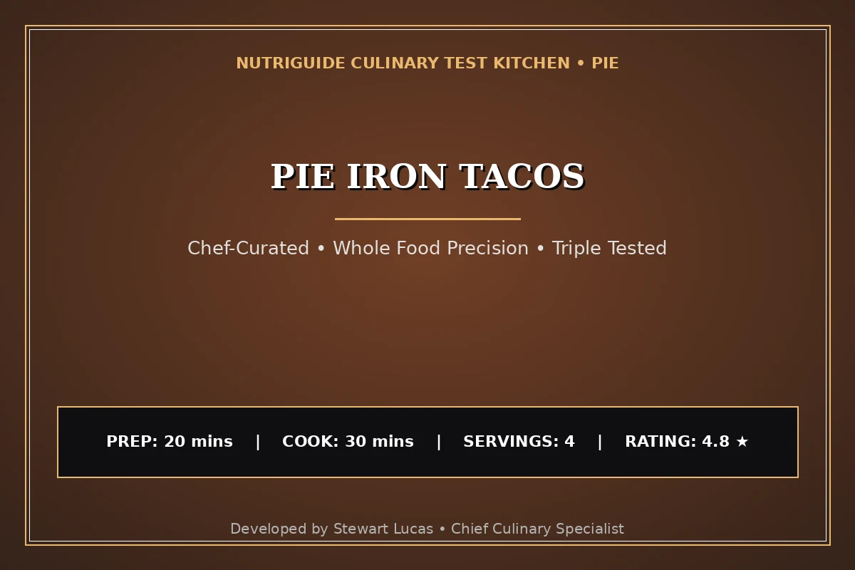 Pie Iron Tacos