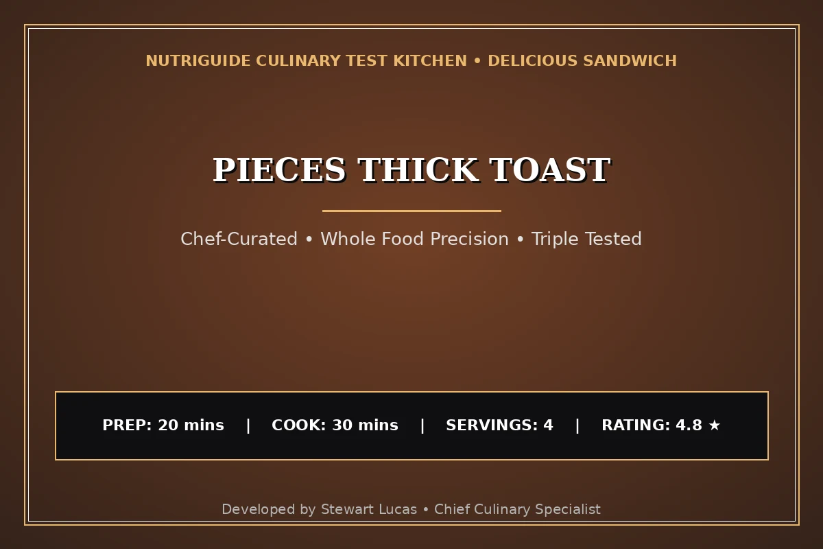 Pieces Thick Toast