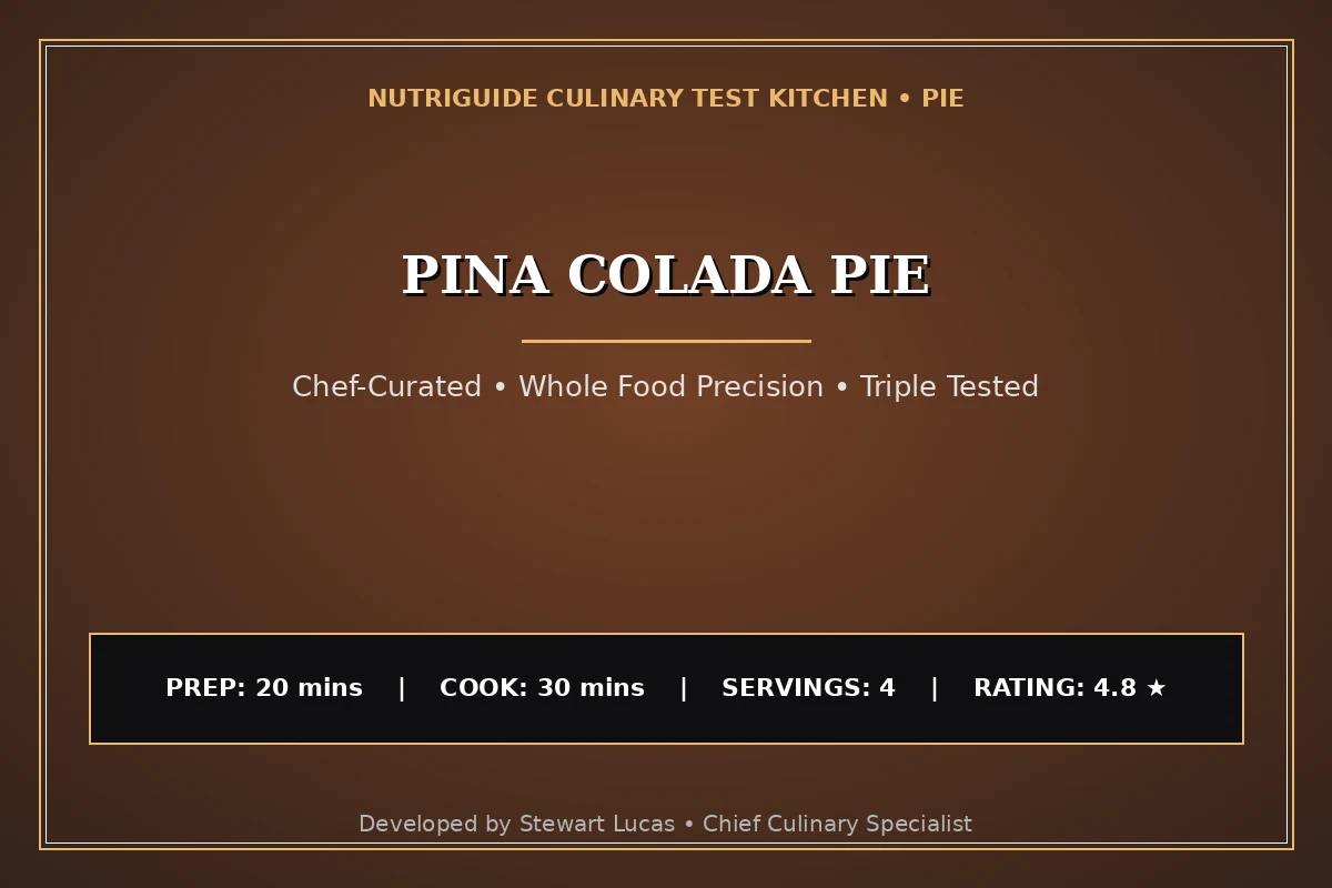 Pina Colada Pie