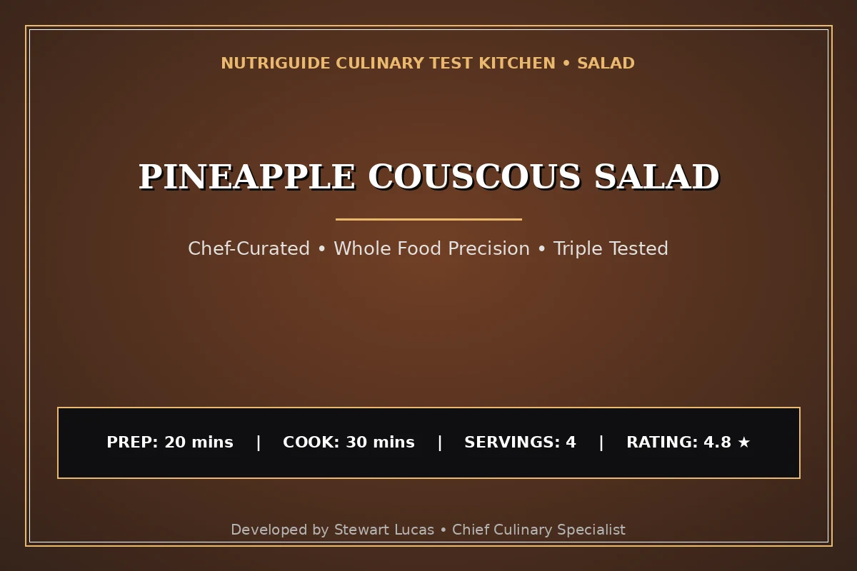 Pineapple Couscous Salad