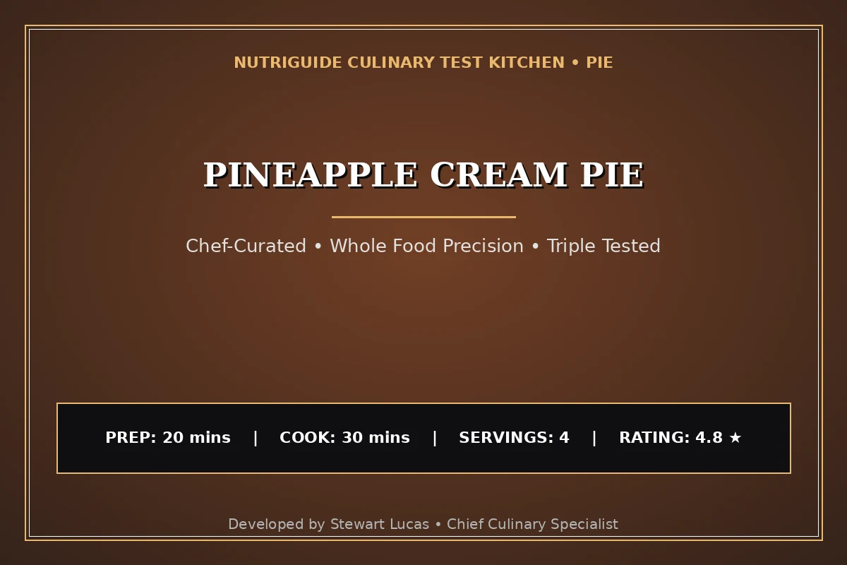 Pineapple Cream Pie